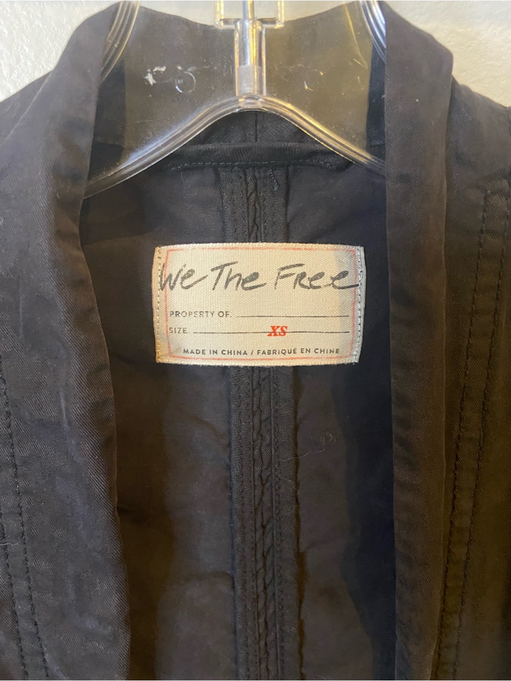 We The Free Black Sleeveless Button Vest with Ties - Picture 4 of 9